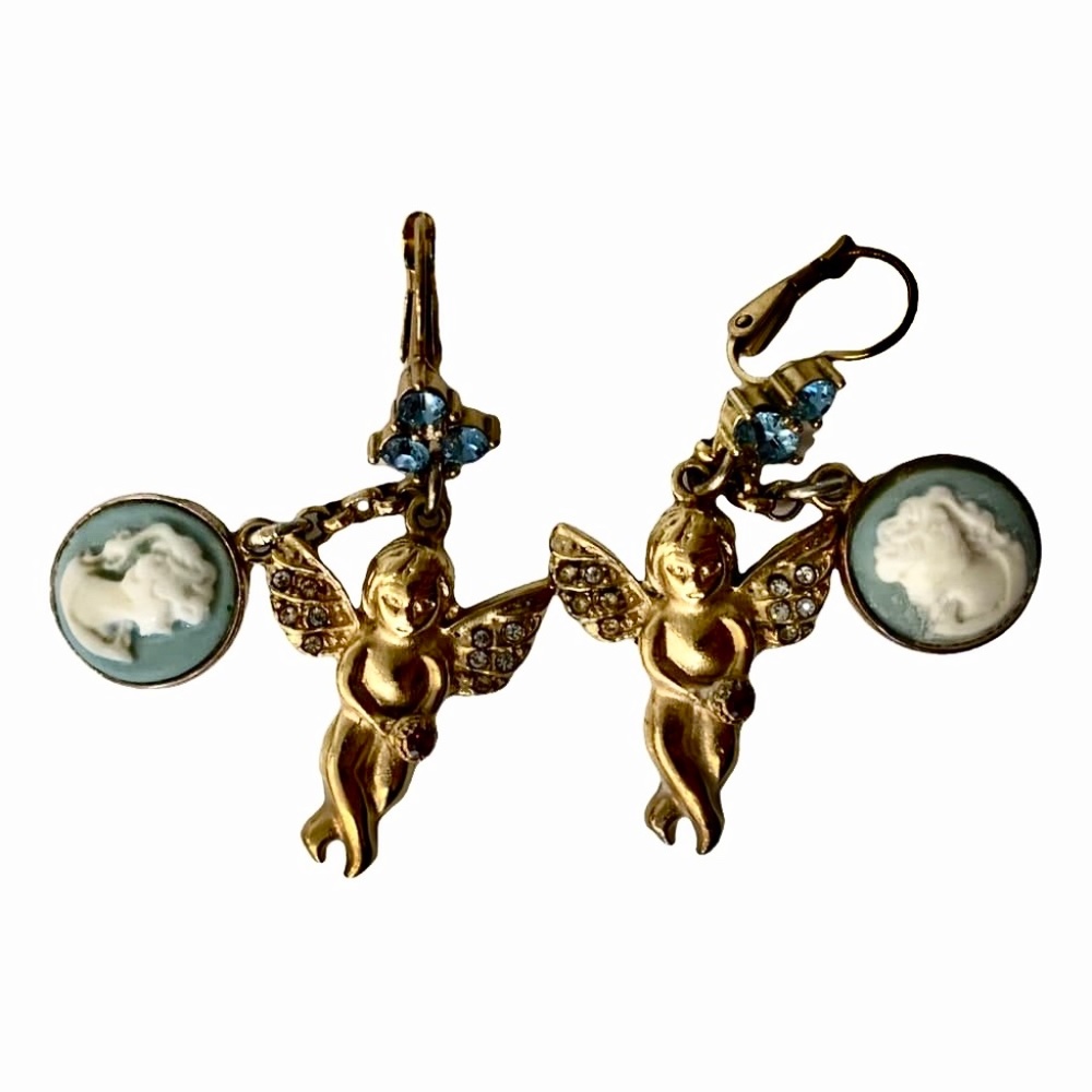 Dolce&Gabbana  cherubs with crystals earrings - Picture 3 of 10